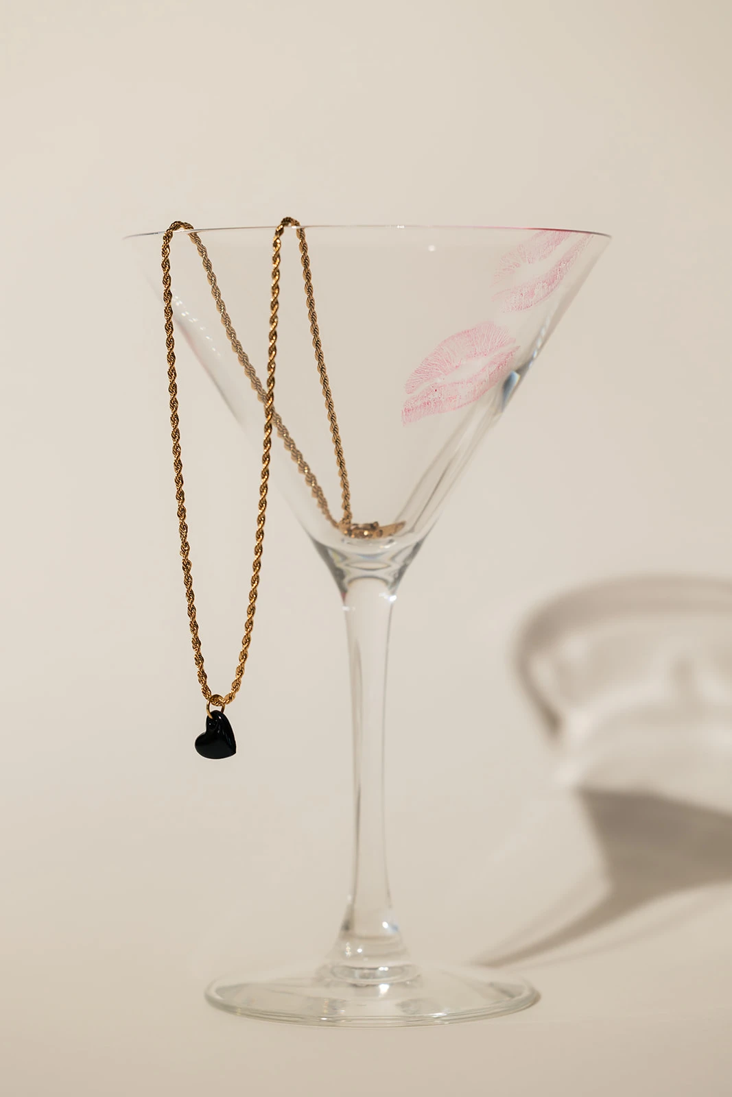 Collier Mini VALENTINE - Noir 1 Collier Mini VALENTINE - Noir