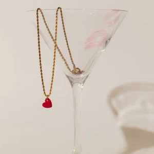 Collier Mini VALENTINE - Rouge