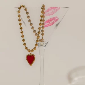 Collier VALENTINE - Rouge