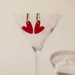 Créoles - VALENTINE - Rouge