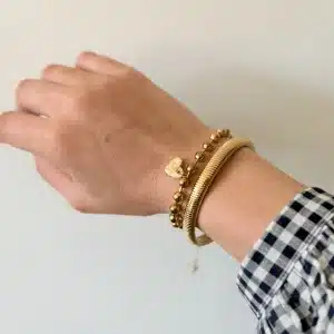 Bracelet mini VALENTINE – Full feuilles d'or