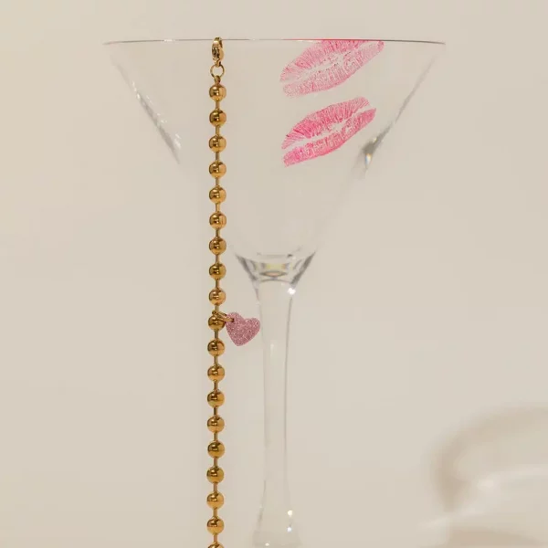 Bracelet mini VALENTINE – Rose paillette