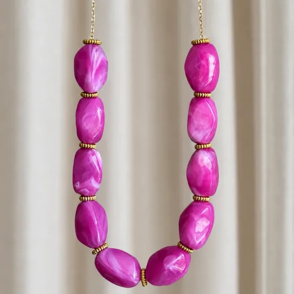 Collier ALICE - fushia