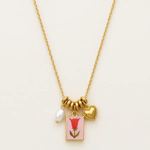 Collier JEANNE - tulipe