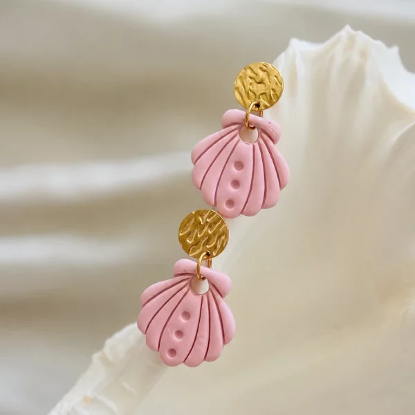 Boucles d'oreilles MARINE - rose