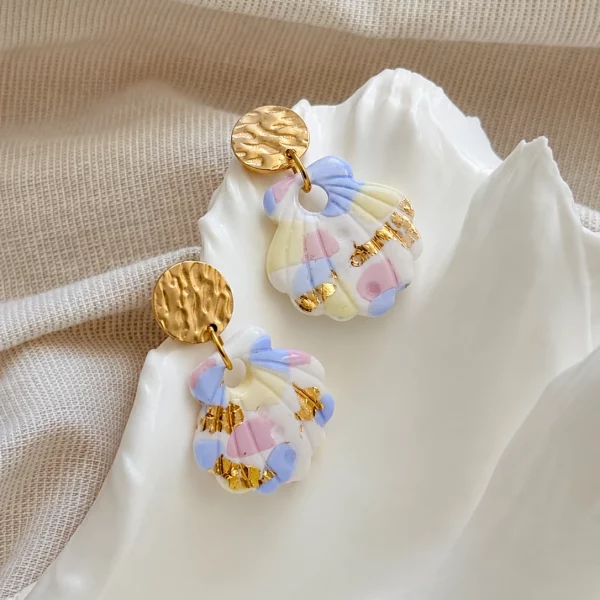 Boucles d'oreilles MARINE - Terrazzo