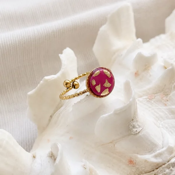 Bague SALOMÉ - fushia